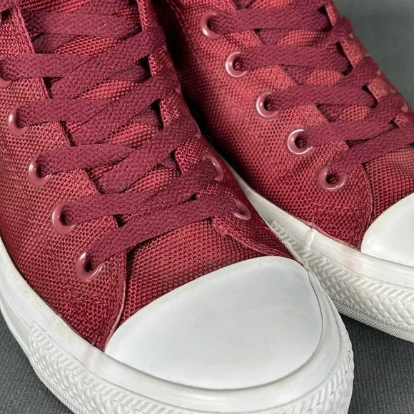 Converse Chuck Taylor All Star High Top Sneakers Maroon Red Men‎ 8 Women 10 - Picture 7 of 10